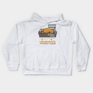Ahhh Couch Potato Time Kids Hoodie